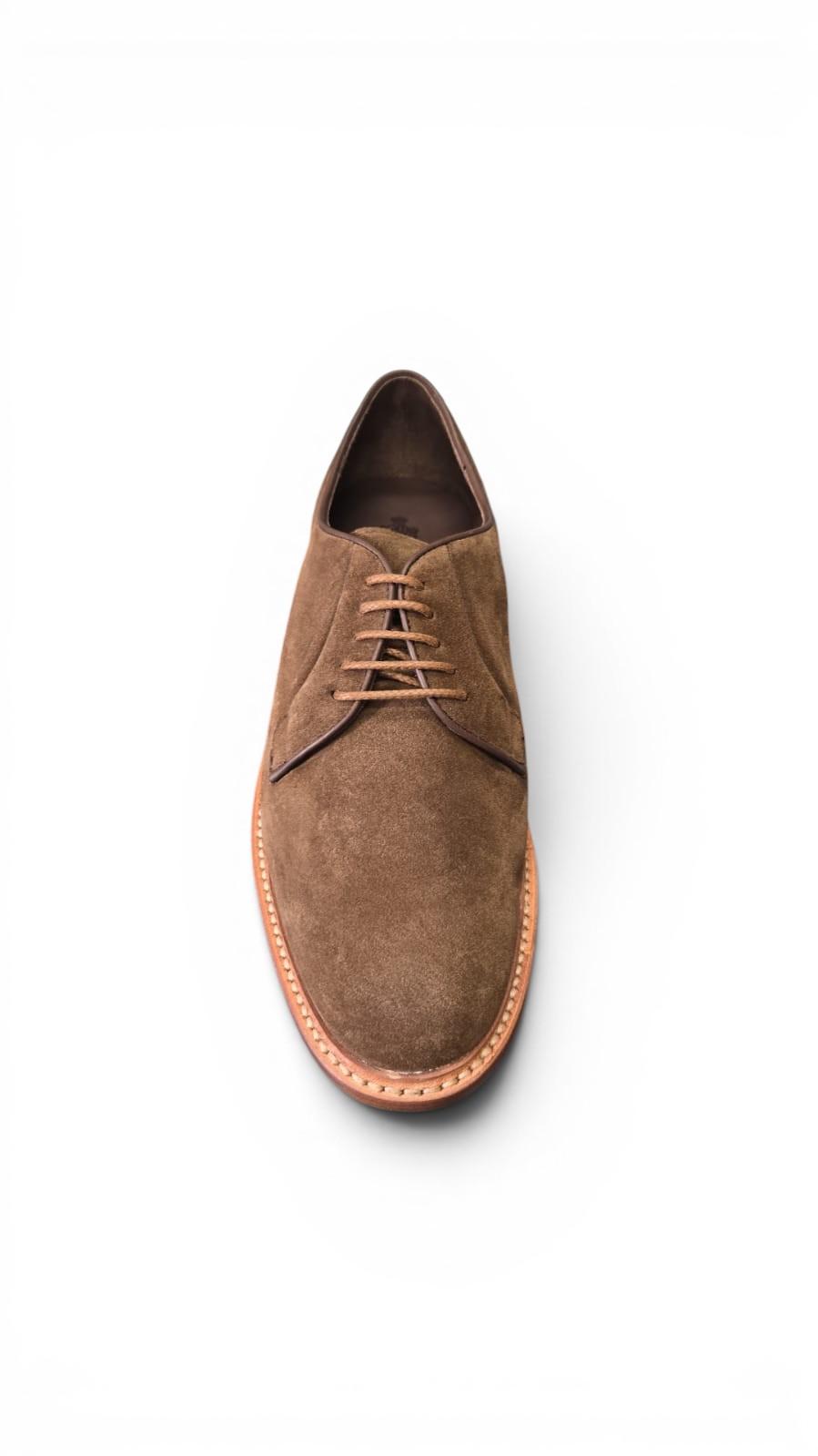 Derby in camoscio cappuccino 5137 NOCK BERWICK 