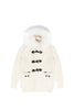 BARK SHORT DUFFLE COAT W/MOURMASKY OFF WHITE