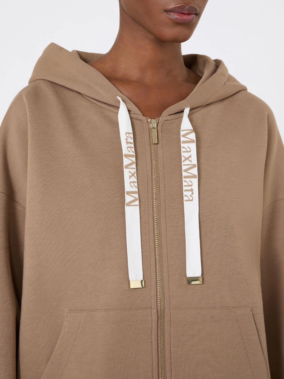 SMMJOUR<BR/>Felpa con zip in jersey tecnico SMMJOUR 006 S MAX MARA 