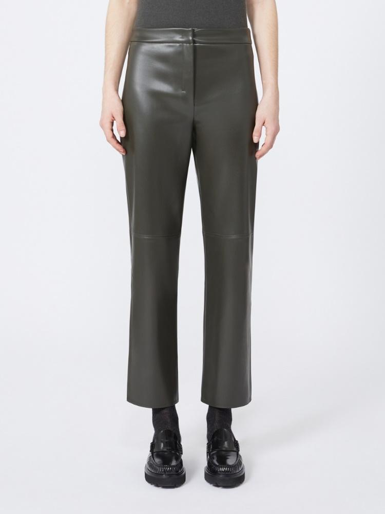 Pantalone slim in tessuto spalmato SUBLIME 002 S MAX MARA 
