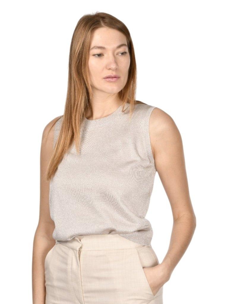 Canotta in maglia lurex 5727723003 056 GRAN SASSO 