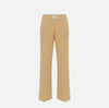 Pantaloni in viscosa con bande lucide