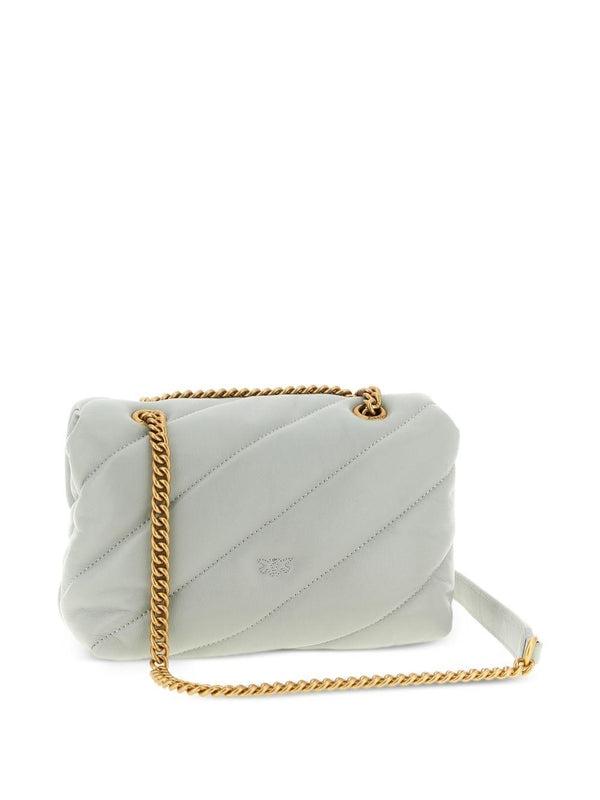 Borsa piccola a tracolla Love Bag Puff Maxi Quilt<BR/> 100039A0F2 K32Q PINKO 