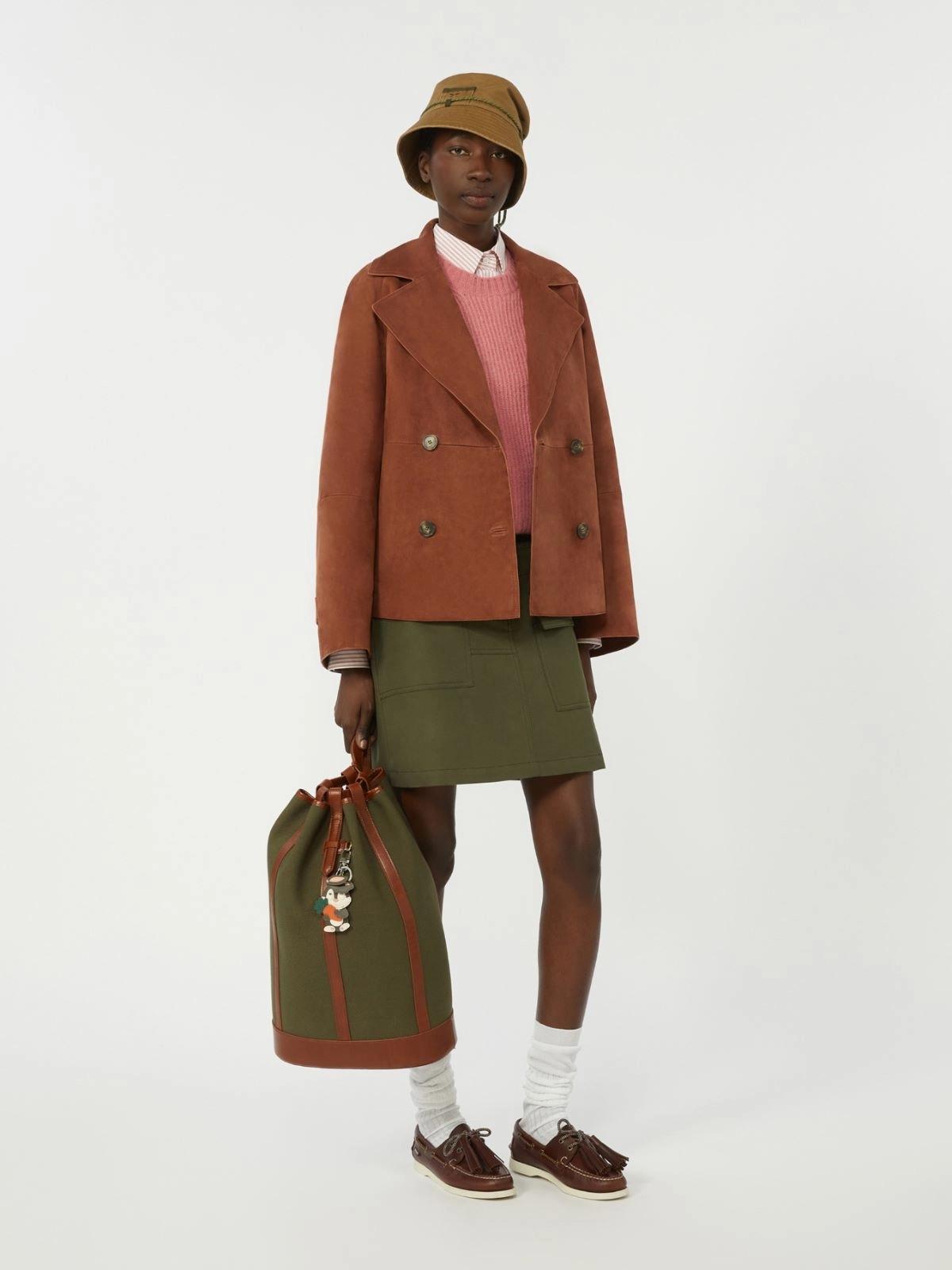 WKDSOSPIRO<BR/>Giacca doppiopetto in suede WKDSOSPIRO 003 WEEKEND 