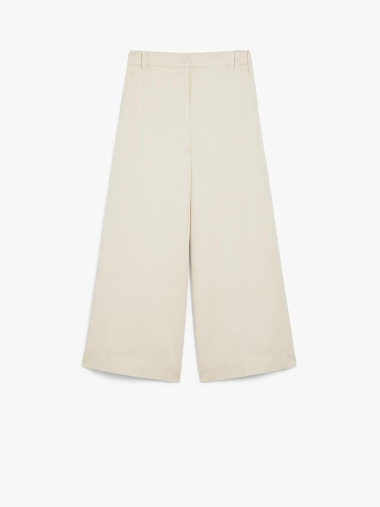 Pantalone donna ampio in drill di cotone DISCO 001 WEEKEND 