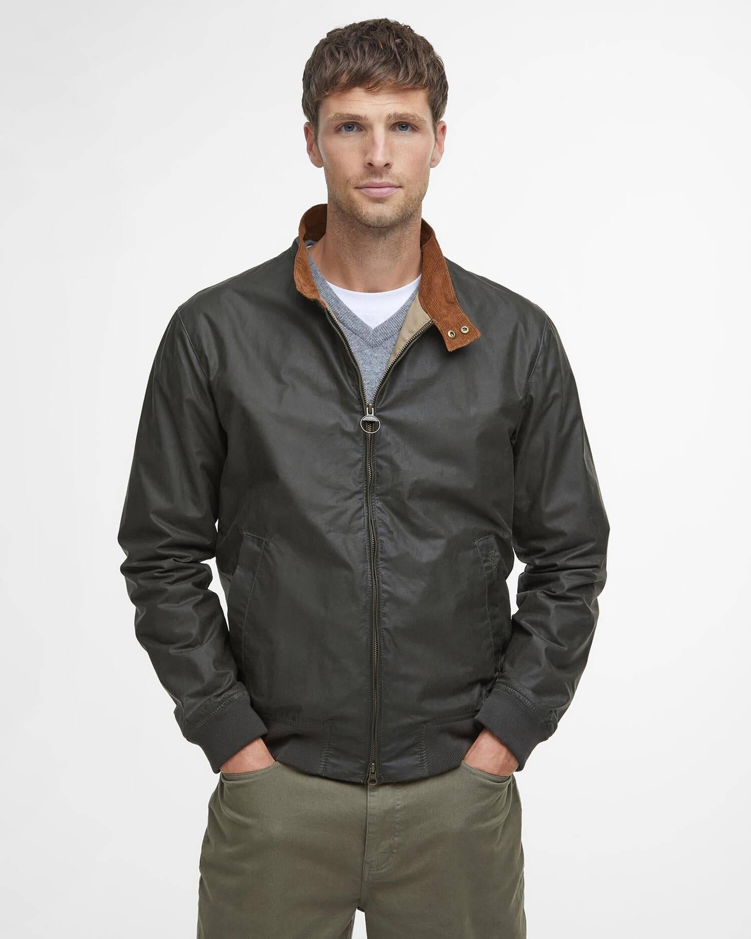 Giacca cerata leggera Royston<BR/> MWX1350MWX OL51 BARBOUR 