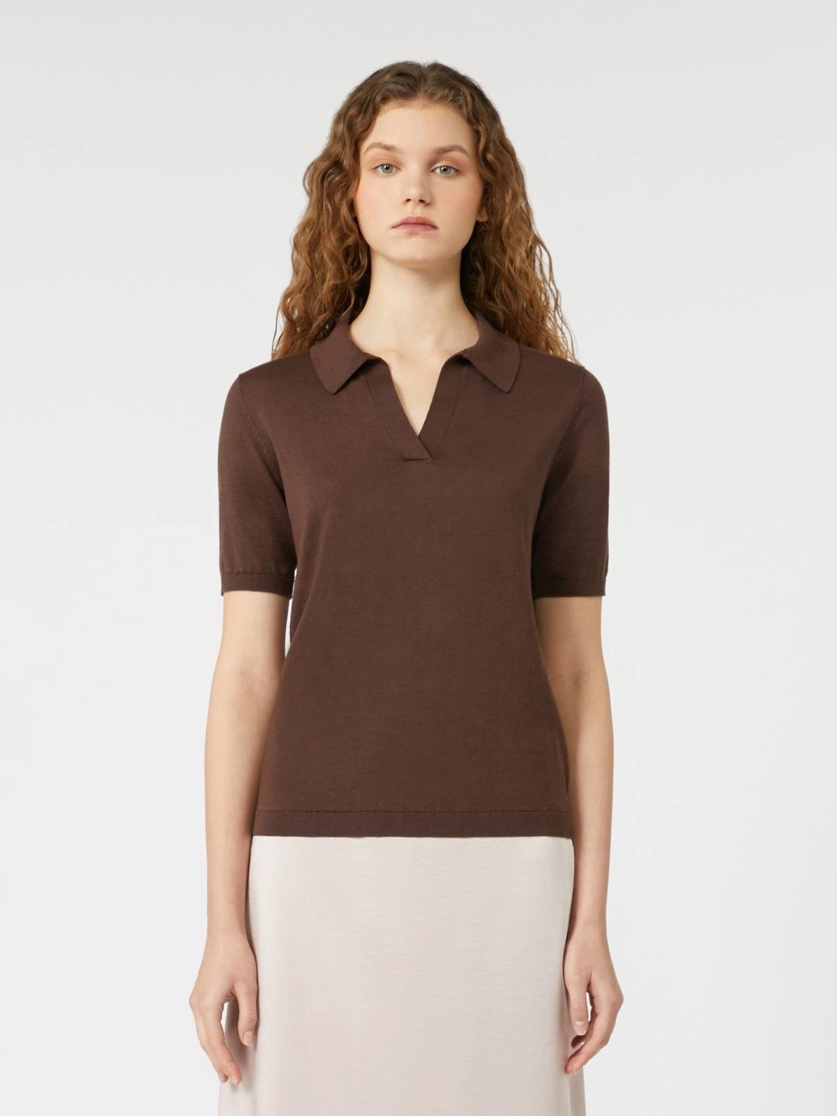 T-shirt polo in seta e cotone RONCOLO 005 WEEKEND 