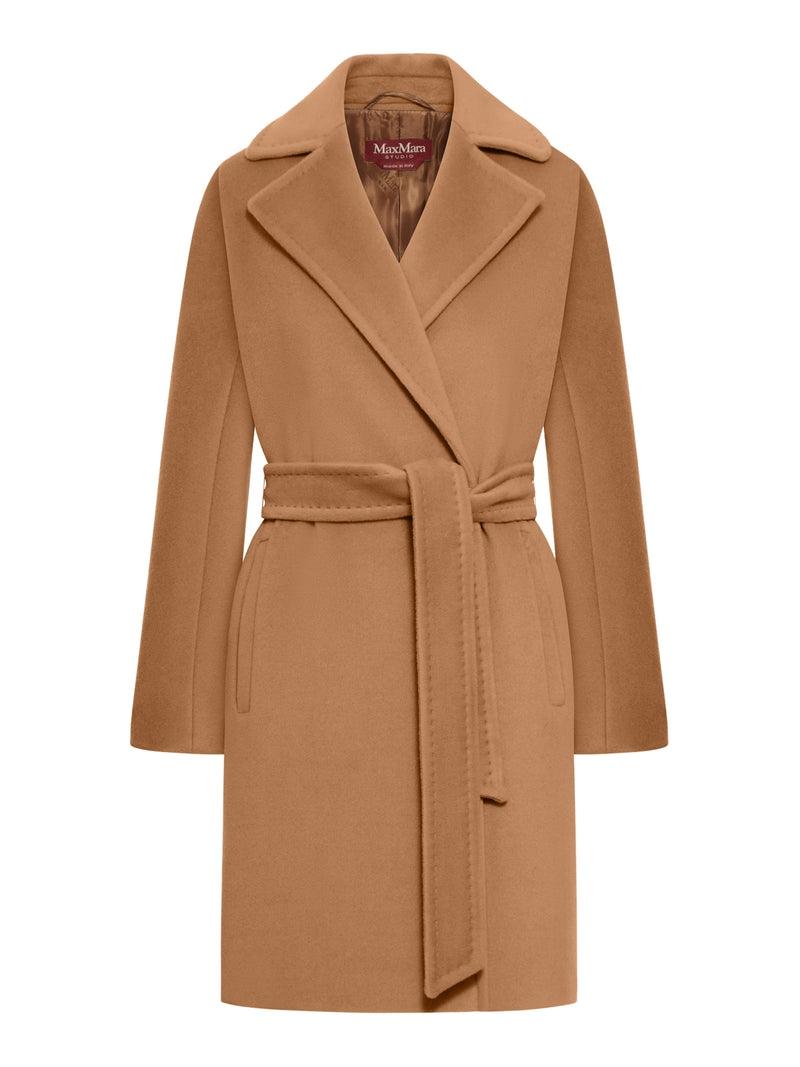 Cappotto a vestaglia in beaver di lana SCIRE 002 MAX MARA STUDIO 