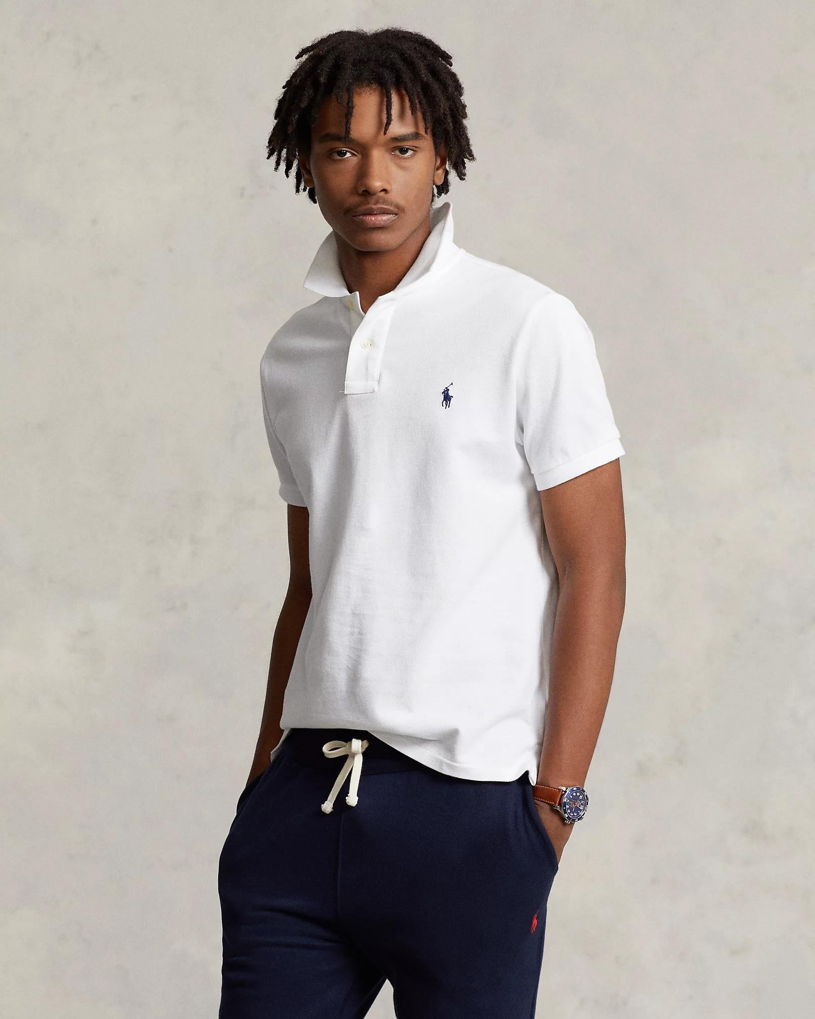 Polo in cotone di piqué 710548797 001 RALPH LAUREN 