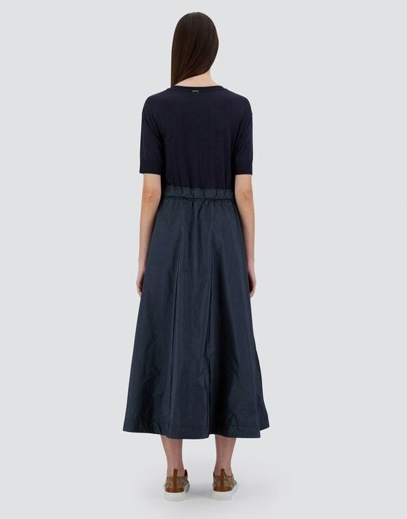 ABITO IN GLAM KNIT EFFECT E TECHNO TAFFETÀ<BR/> AB000032D52056 9200 HERNO 