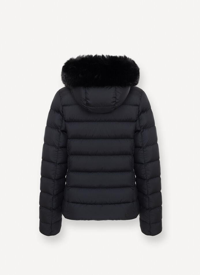 Piumino opaco con pelliccia sintetica<BR/> 2239E 99 COLMAR 