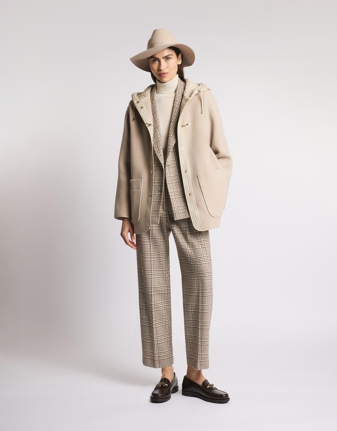 Caban Bimateriale in Lana e Cashmere NAW13513180ZYC C205 FAY 