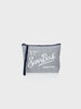 Pochette Aline soft in cotone lino con stampa a righe