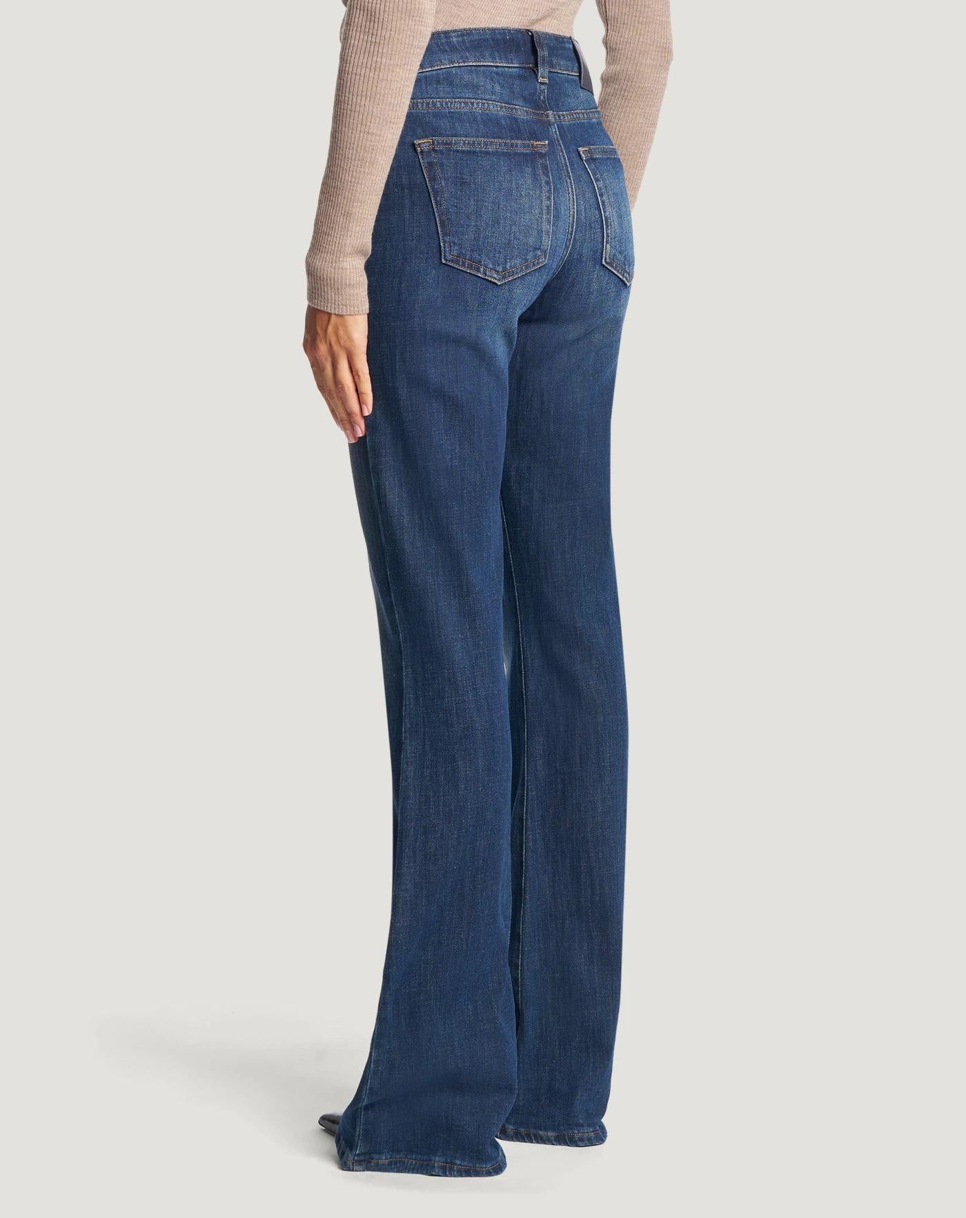 Jeans Janet in denim loose<BR/> C1VPJNZ0 MN14 PT TORINO 