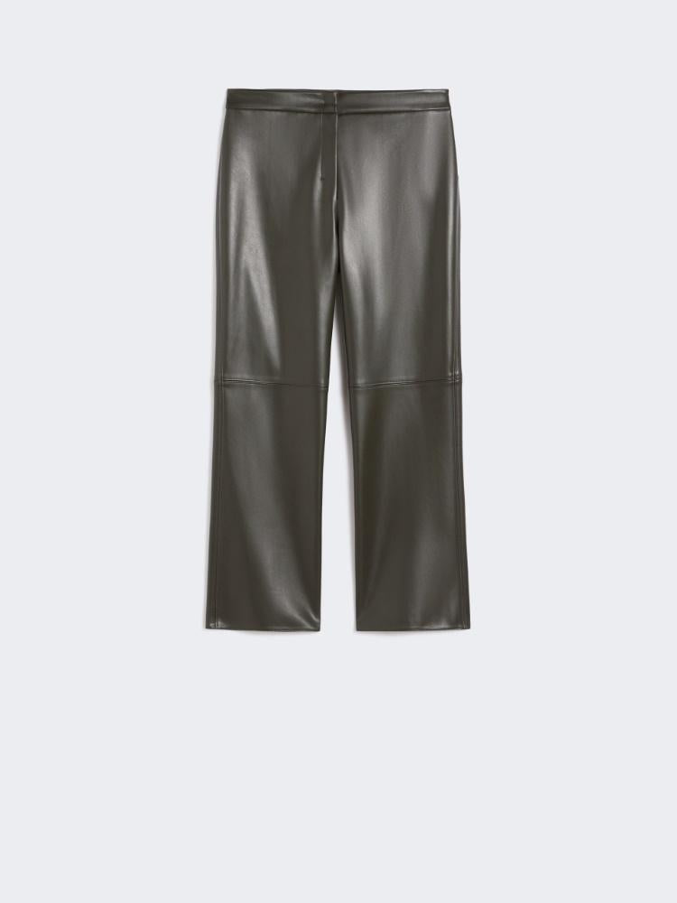 Pantalone slim in tessuto spalmato SUBLIME 002 S MAX MARA 