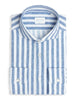 Camicia Collo francese Fantasia Armaturato Blu