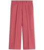 Pantalone in canvas di cotone e lino