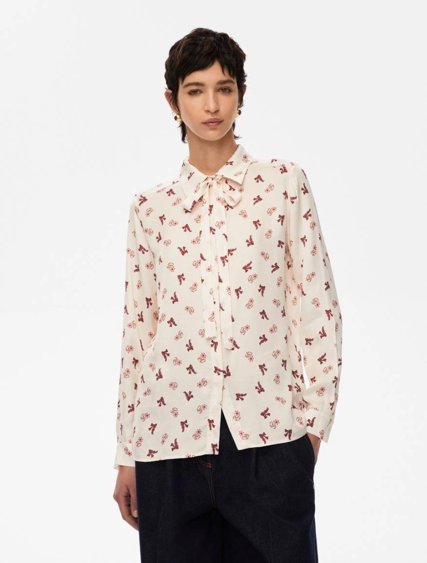 Camicia fantasia in viscosa KAPOK 009 IBLUES 