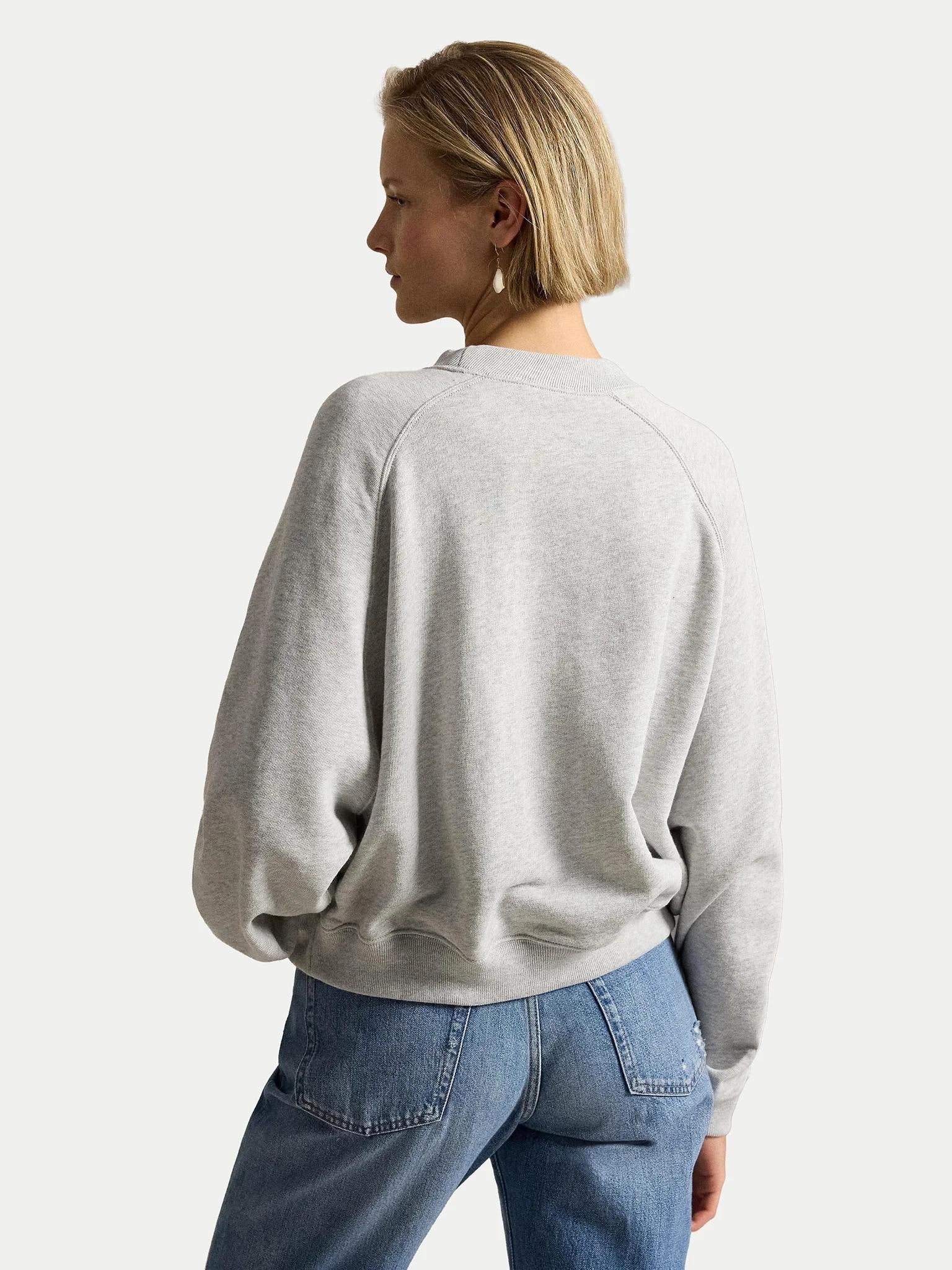 Felpa in misto cotone con orsetto Polo Bear 211A96185 001 RALPH LAUREN 