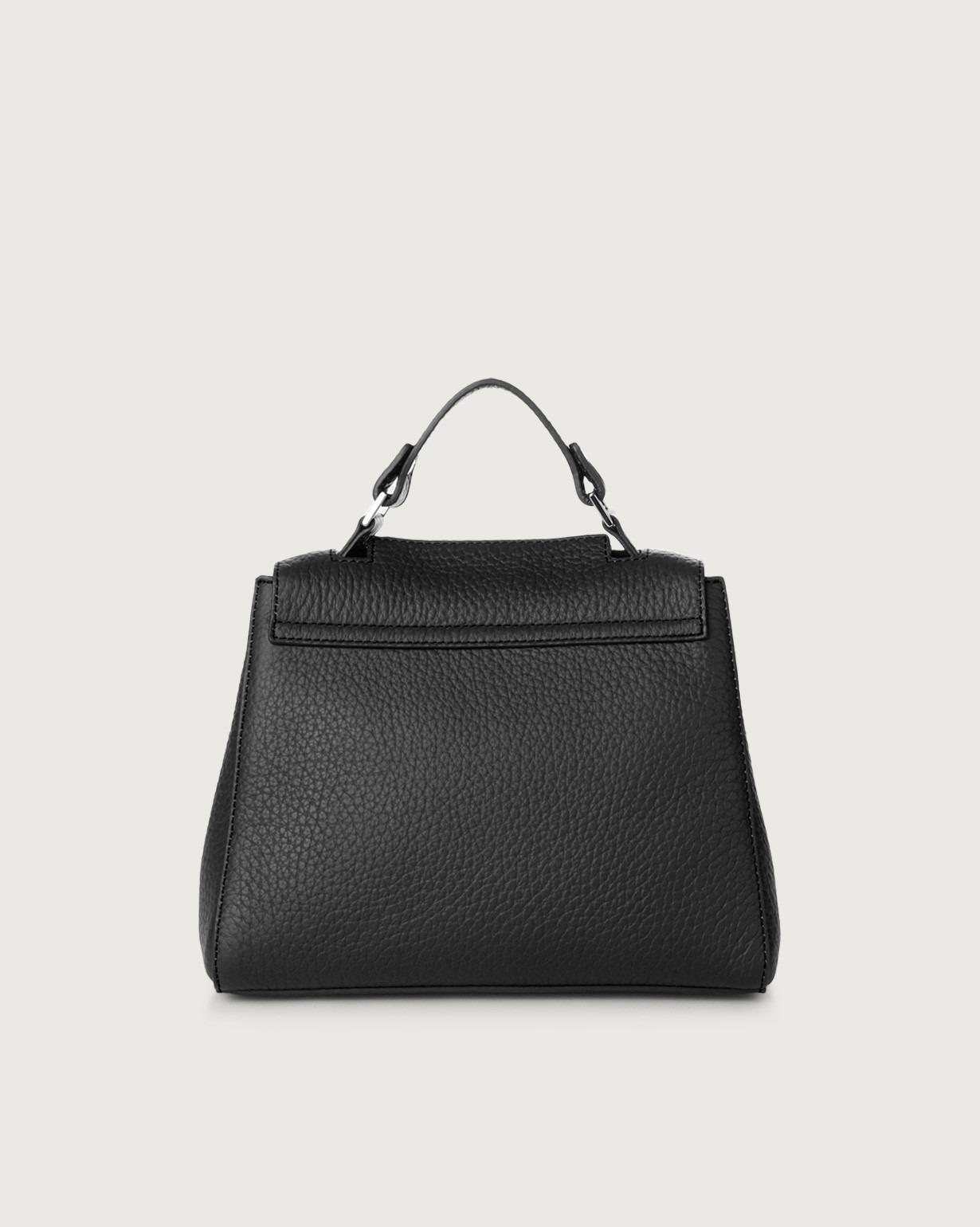Borsa Sveva Soft Piccola a mano in pelle con tracolla B01999SOF NERO ORCIANI 