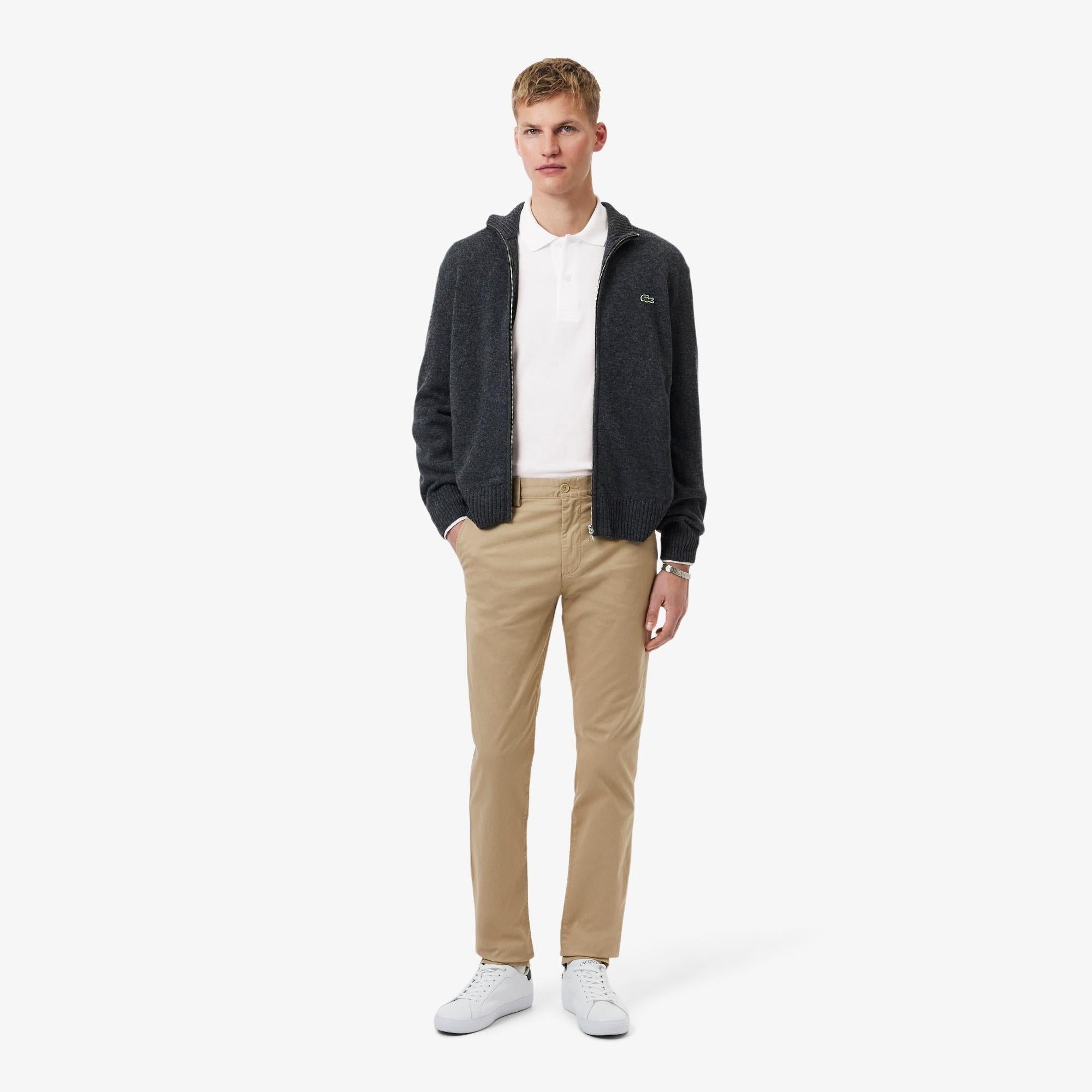 Polo in cotone a maniche lunghe L1312 001 LACOSTE 