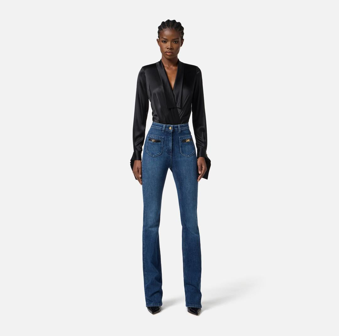 Body in raso CB00757E2 110 ELISABETTA FRANCHI 