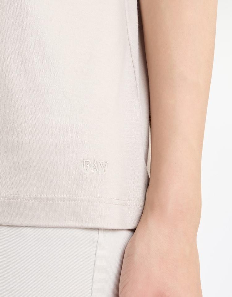 T-shirt in Jersey<BR/> NPWB2506150XBA B009 FAY 