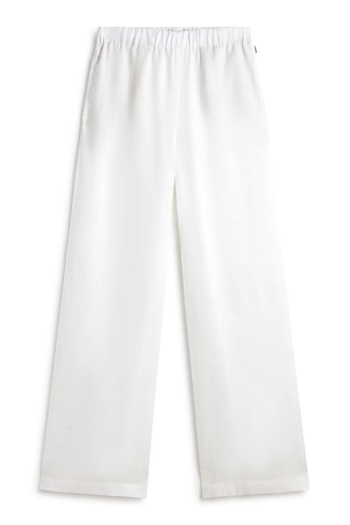 Pantaloni Mossi Bianchi<BR/><BR/> MOSSI 000 ECOALF 