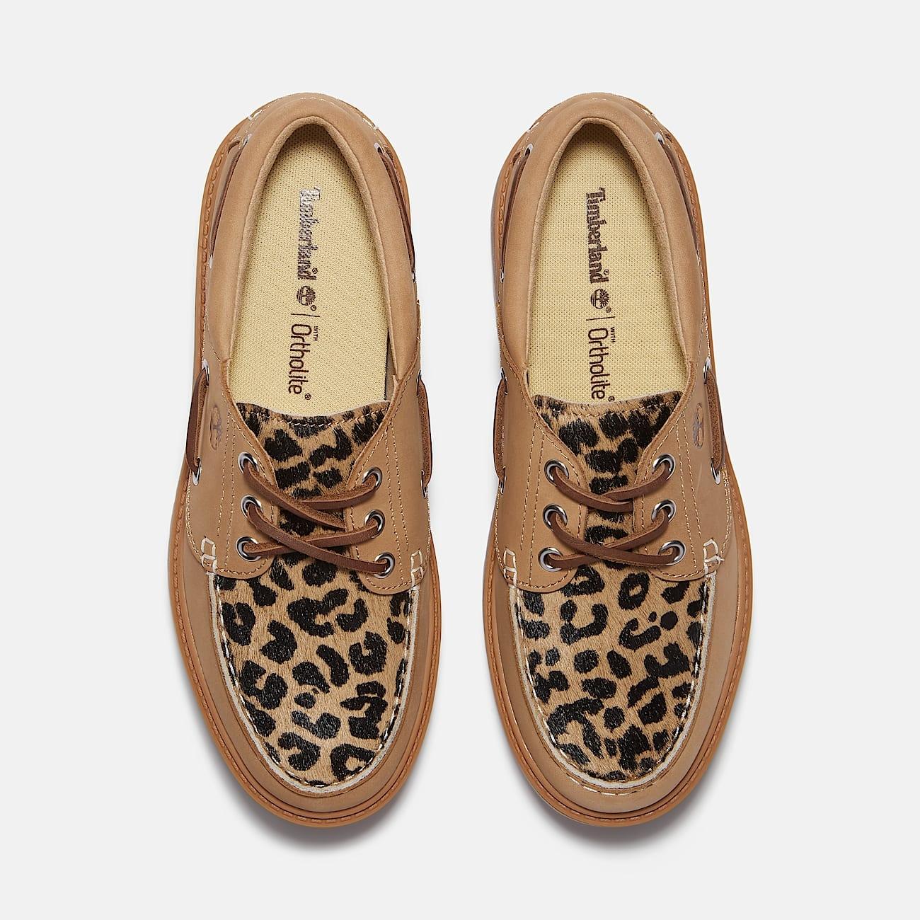 Scarpa da Barca da Donna Leopard con Plateau Stone TB0A2GVF EN31 TIMBERLAND 