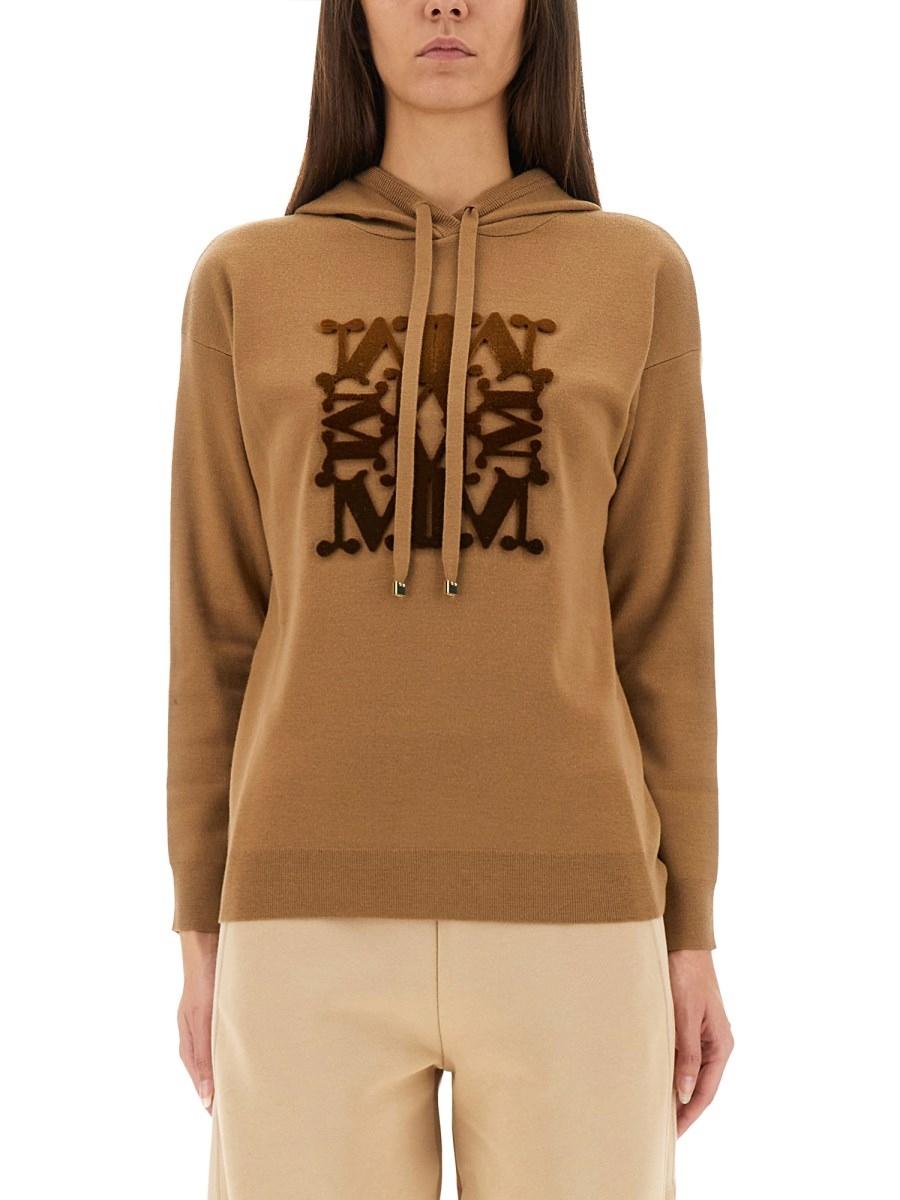 Felpa over in lana con ricamo TADDEO 013 MAX MARA 
