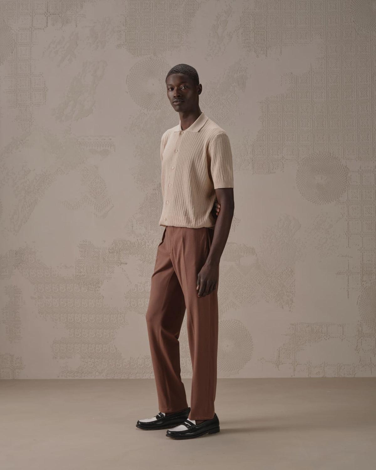 Pantalone pinces piquet<BR/><BR/> CN5177 1228 CIRCOLO 1901 