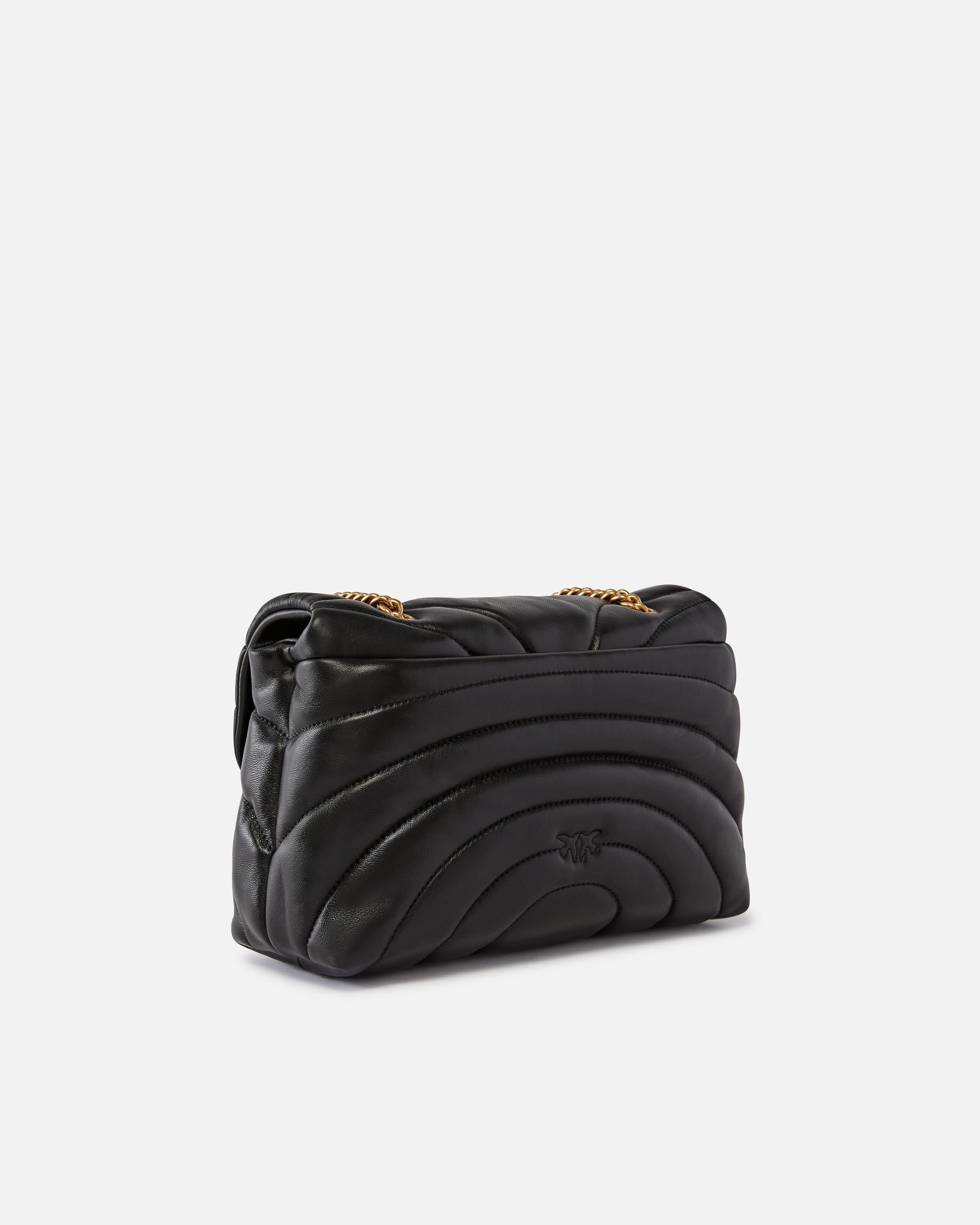 Borsa a tracolla grande Love Bag Puff trapunta farfalla<BR/><BR/> 100038A1EX Z99Q PINKO 