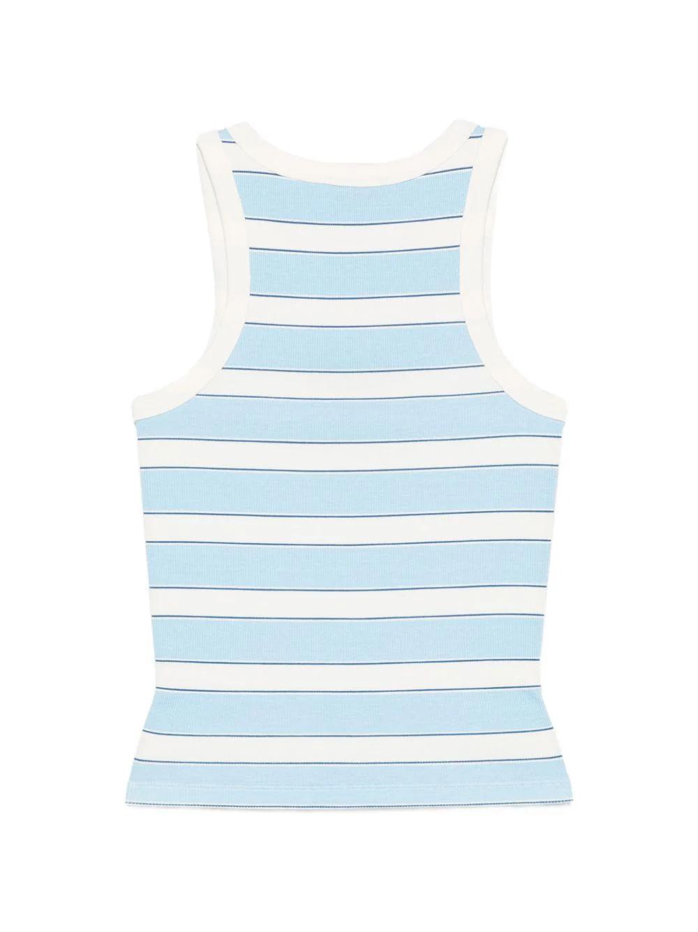 Canotta Donna Ada Rib Con Toppa St Barth AAD001 02676L MC2 SAINT BARTH 