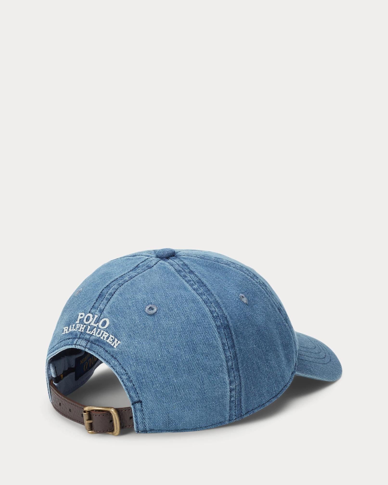 Cappellino da baseball in denim