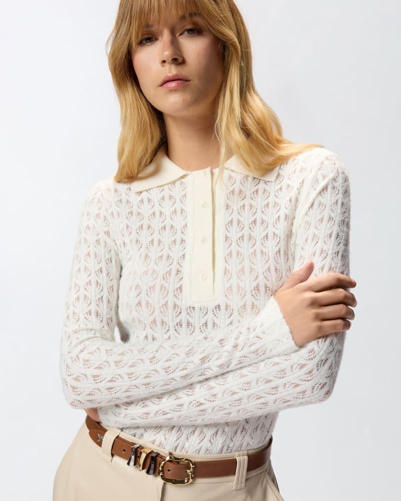 yoana Maglia body in pizzo 105977A2YI Z06 PINKO 
