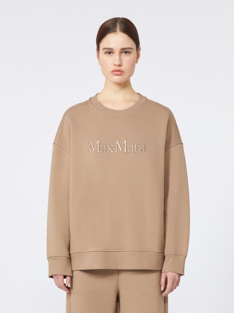 Felpa in cotone con logo MONZA 002 S MAX MARA 