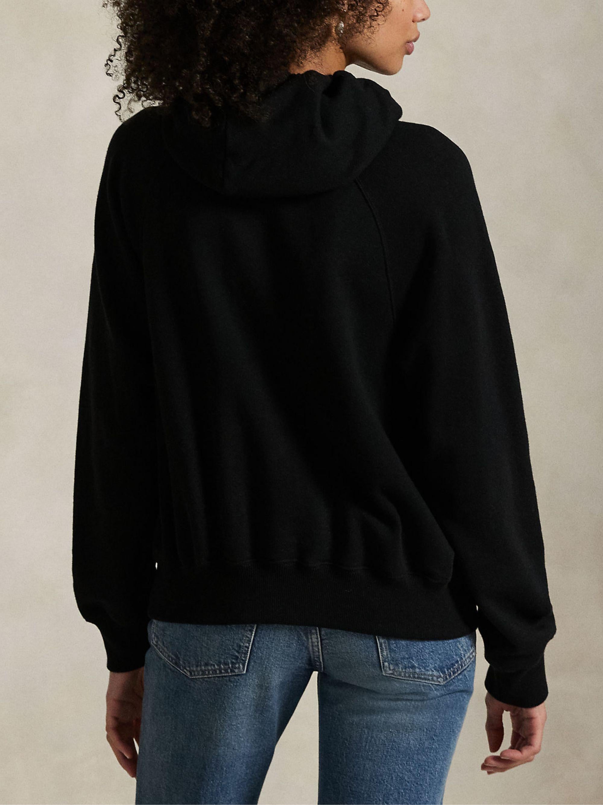 Felpa donna in misto cotone con cappuccio 211971691 004 RALPH LAUREN 