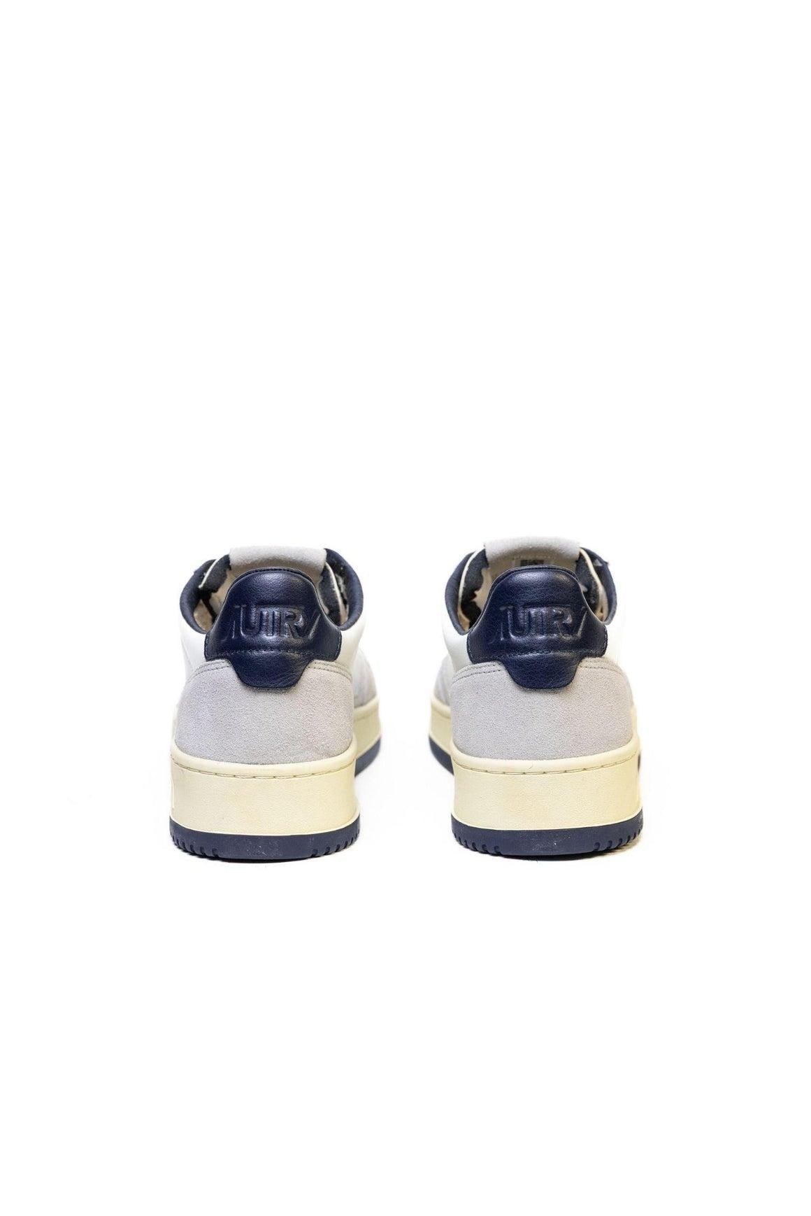 Sneakers Medalist grigie e blu in pelle scamosciata AULM BW04 AUTRY ACTION SHOES 
