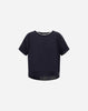 T-SHIRT IN GLAM KNIT EFFECT