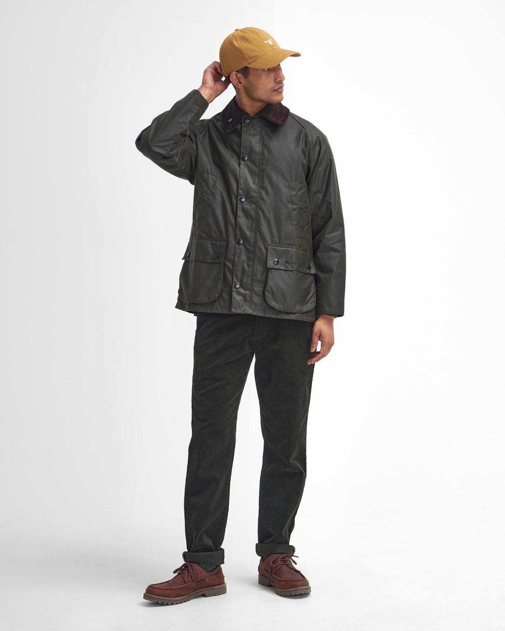 Giacca in cotone cerato Bedale MWX0018 OL99 BARBOUR 