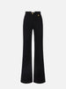 Jeans a palazzo con dettaglio logo