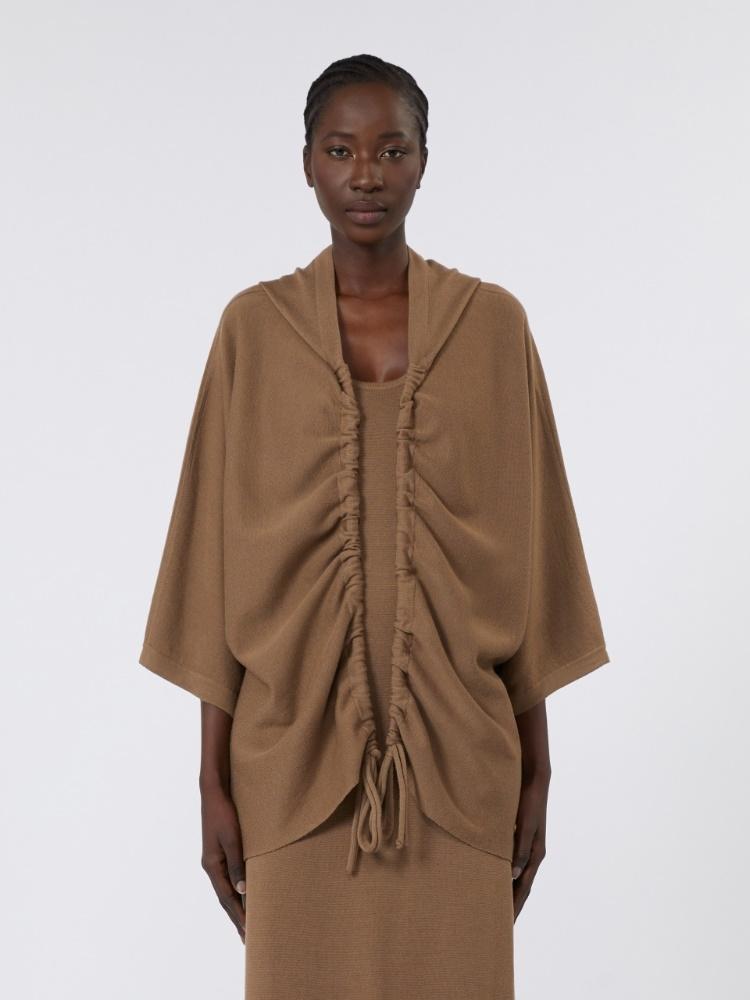 Cardigan in filato di lana con coulisse ASTER 004 MAX MARA 