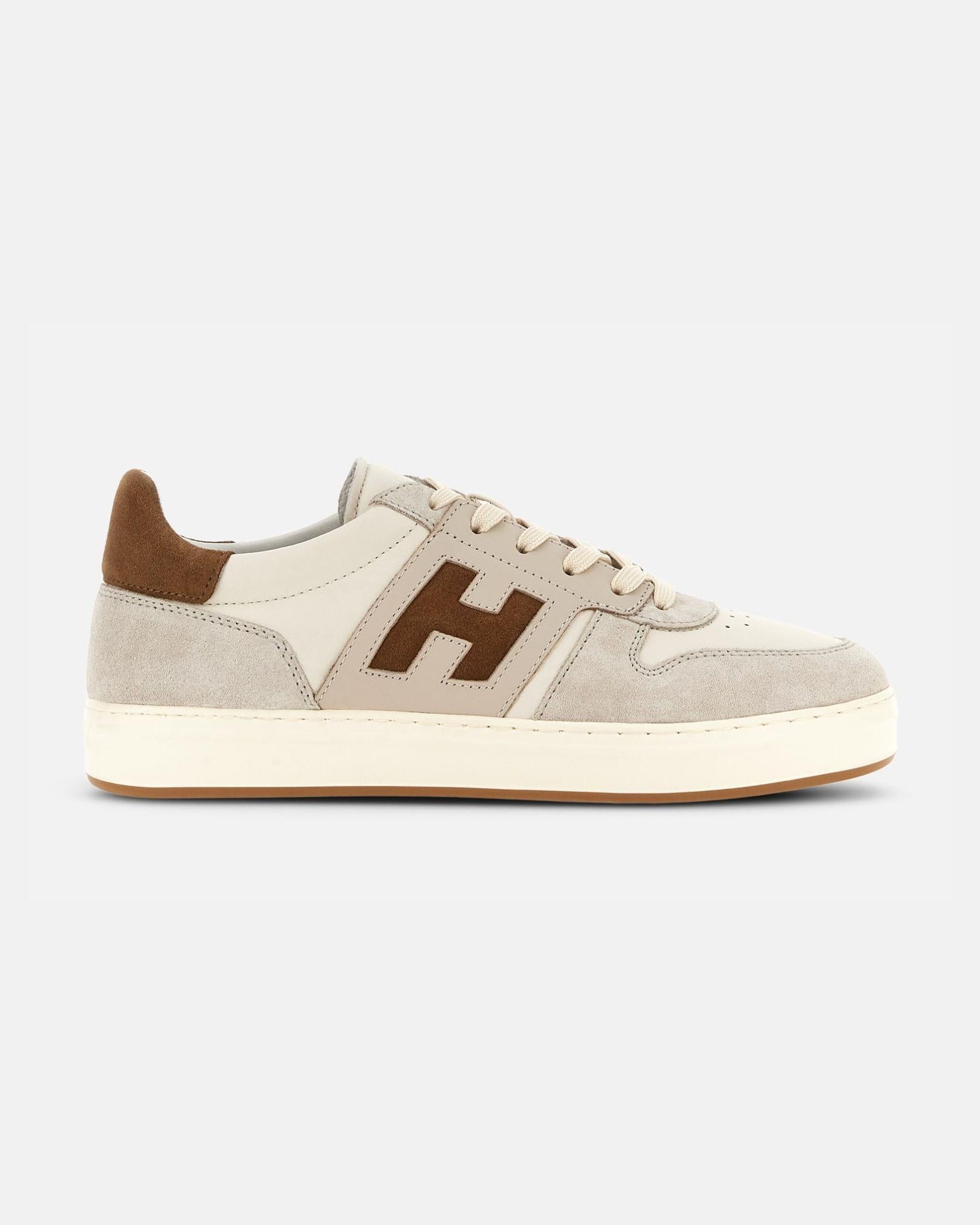 Sneakers Hogan H-TV<BR/>Marrone Avorio HXM6680FZ00UHC 687N HOGAN 