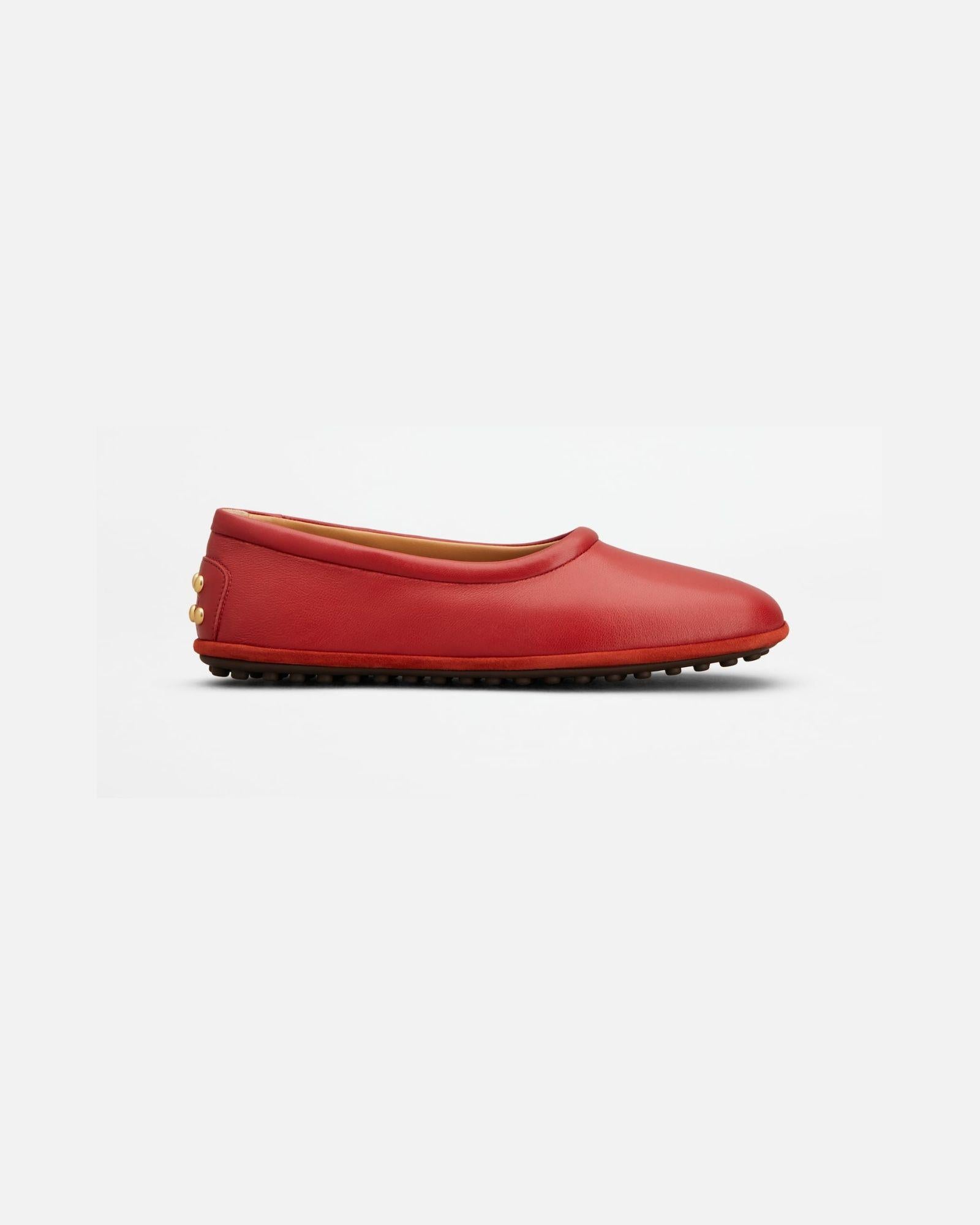 Ballerina Metal Dots in Nappa<BR/> XXW04M0KC50SWZ ZZZQ TOD'S 