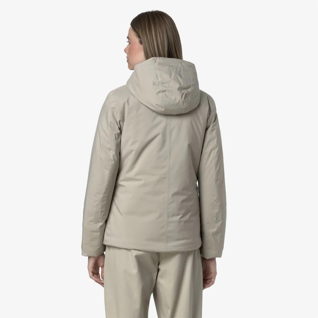 LIL SOFT TOUCH MARMOTTA<BR/>BEIGE CASHMERE-GREY GOAT K71324W B2X K-WAY 