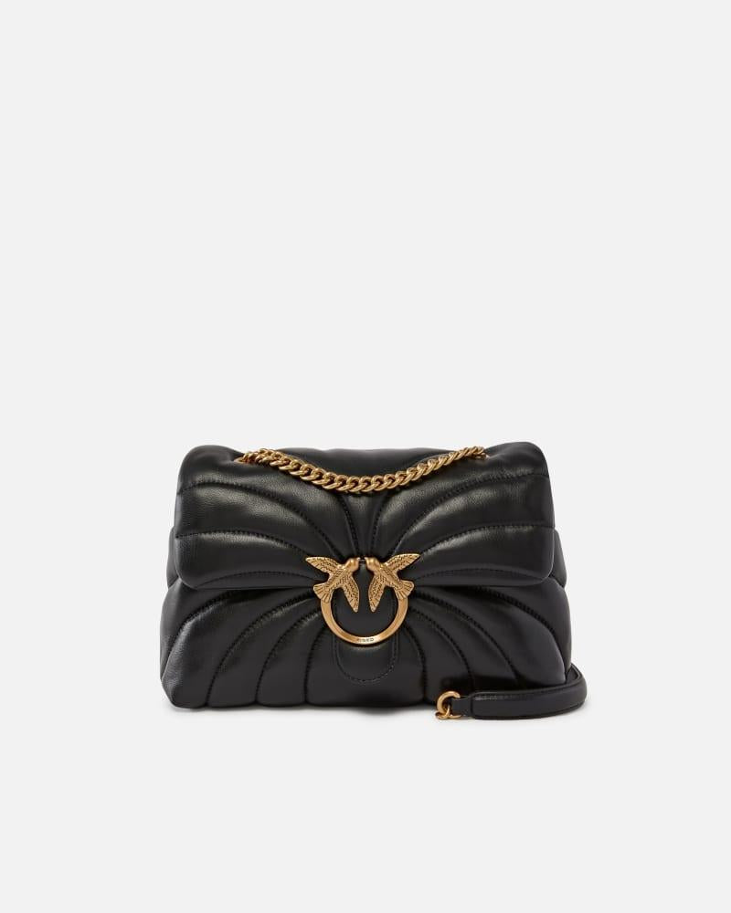 Borsa a tracolla grande Love Bag Puff trapunta farfalla<BR/><BR/> 100038A1EX Z99Q PINKO 