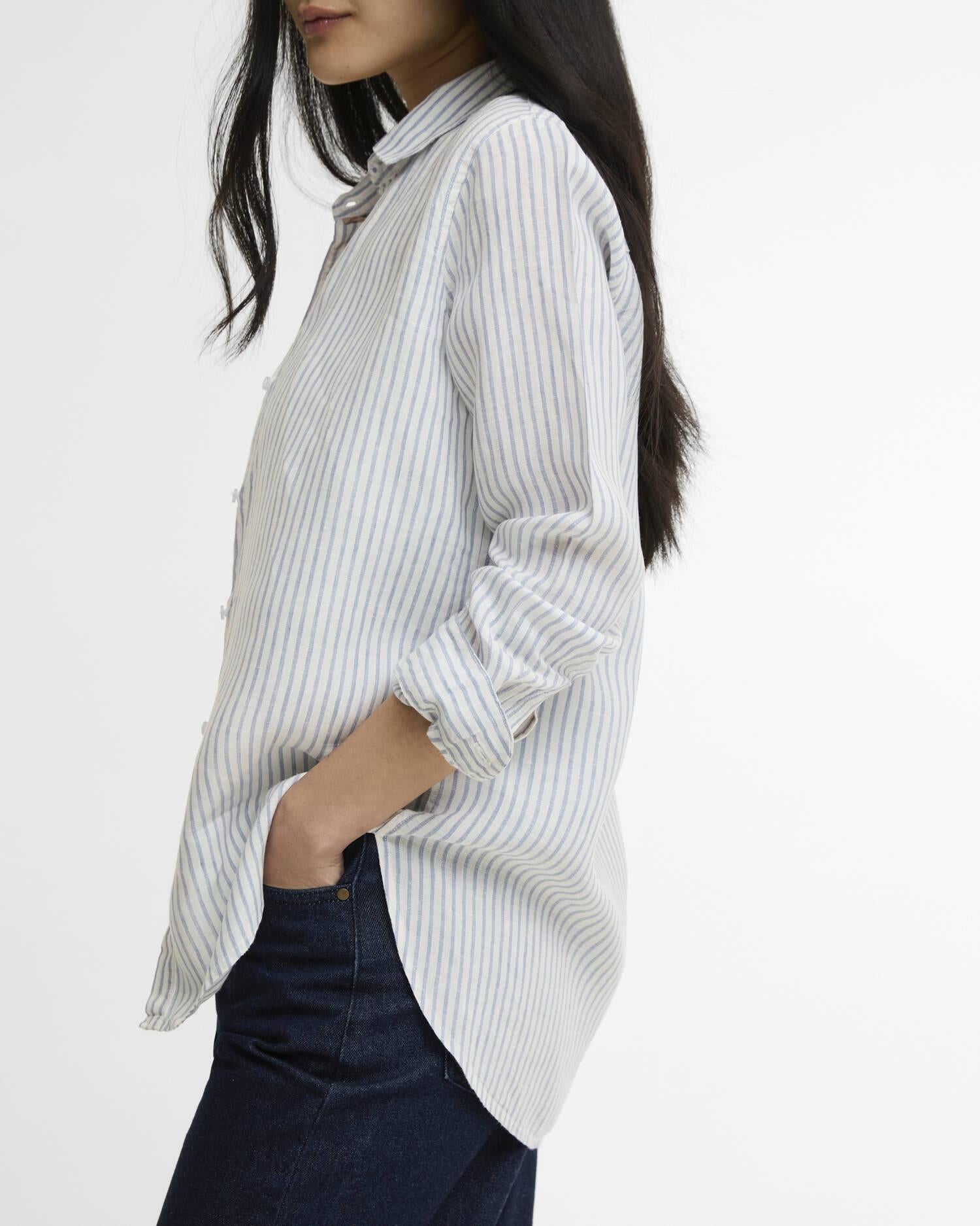 Camicia a maniche lunghe Marine dalla vestibilità comoda<BR/> LSH1315LSH BL27 BARBOUR 