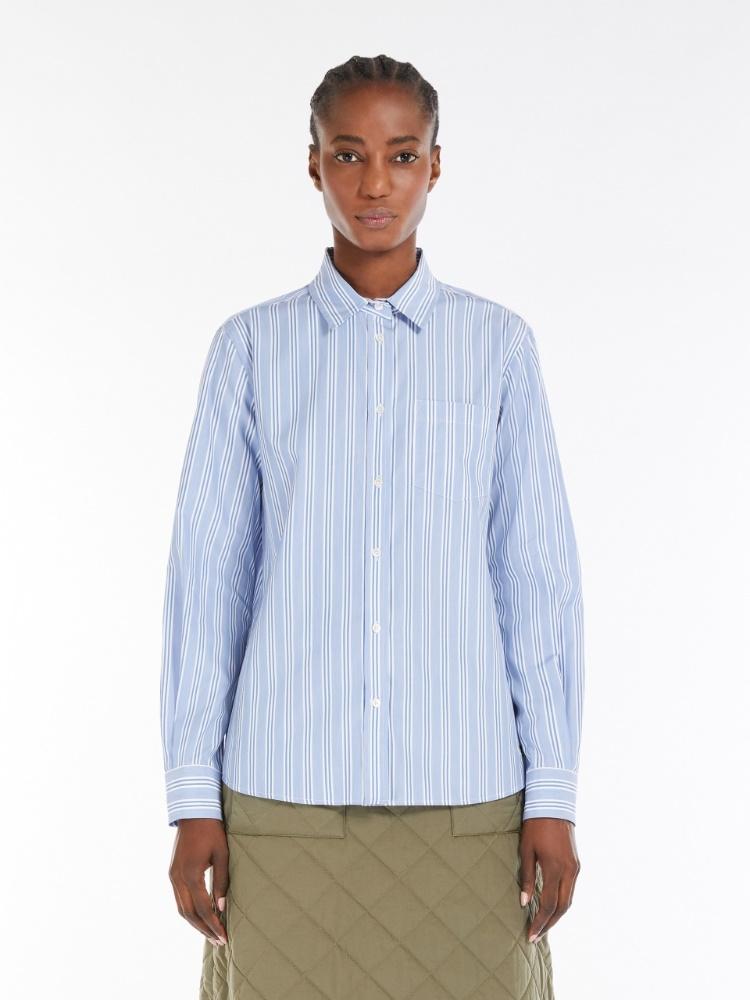 Camicia donna in popeline di cotone rigato BAHAMAS 059 WEEKEND 