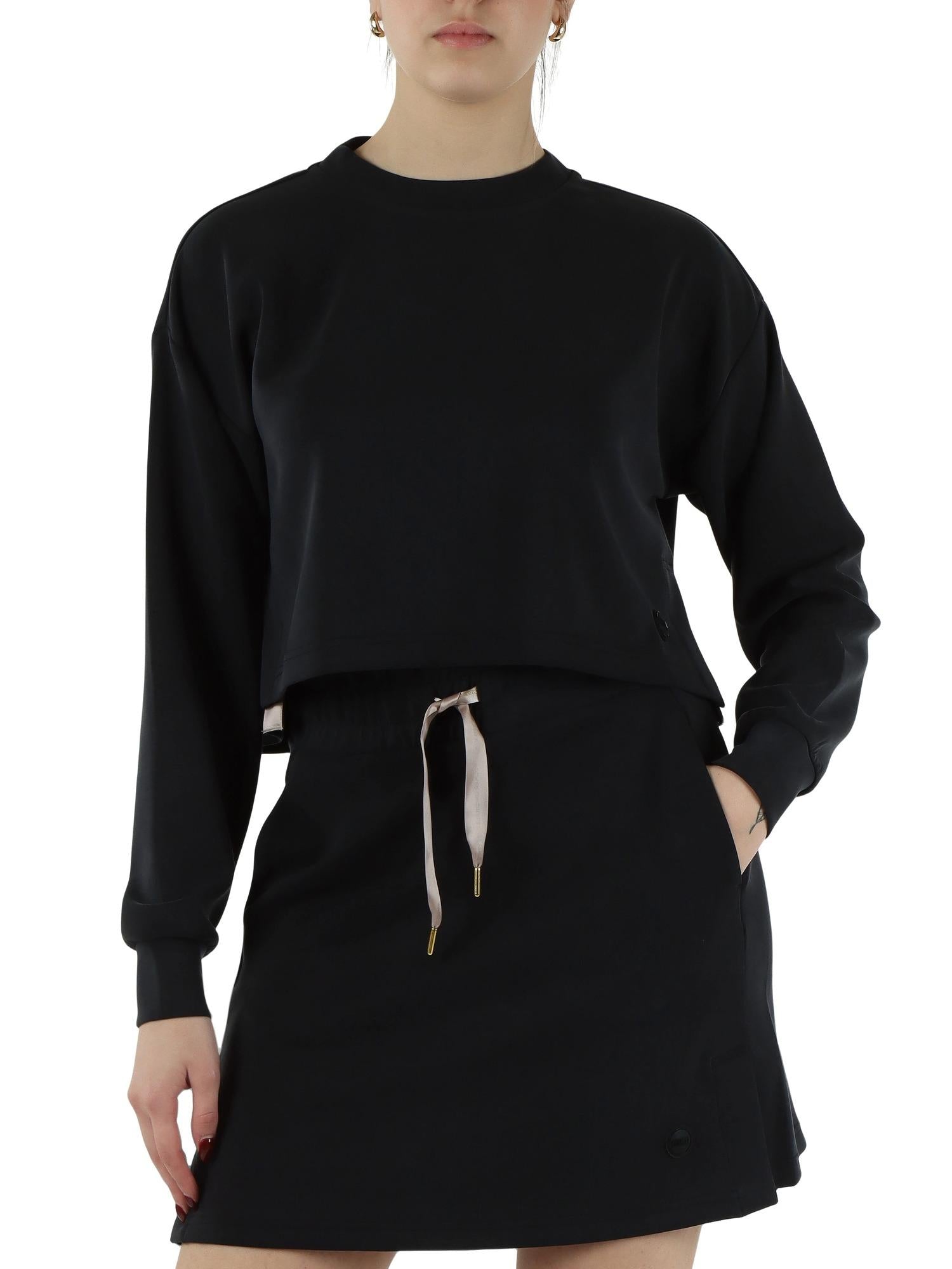 Felpa cropped in misto modal 92861YH 99 COLMAR 
