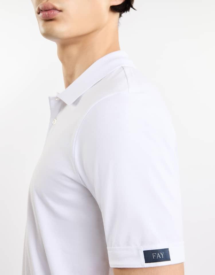Polo in Jersey Mélange<BR/><BR/> NPMB2501340UCX B001 FAY 